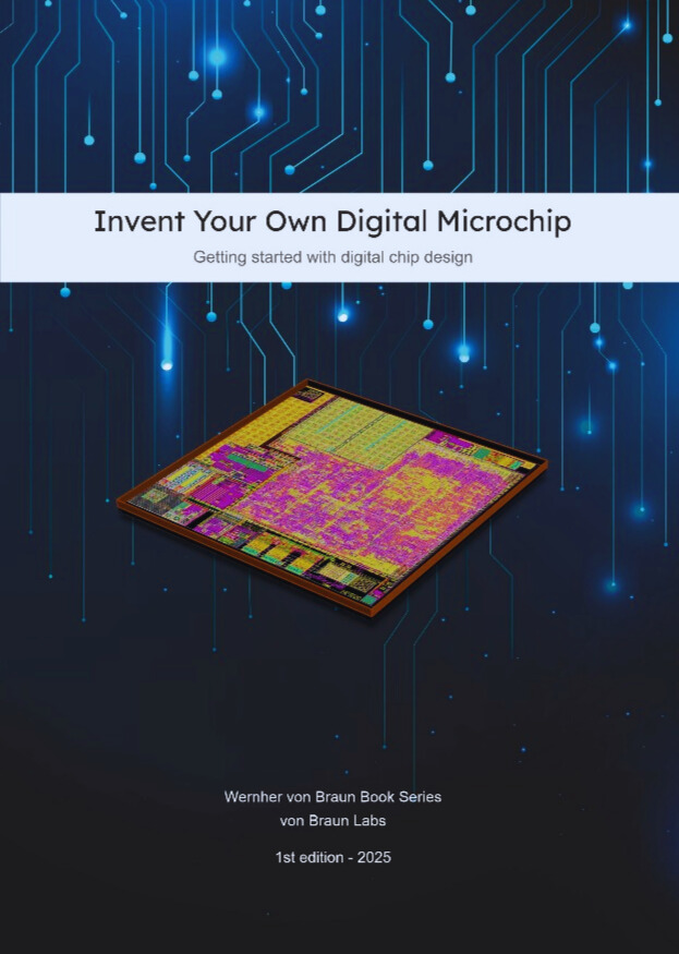 Ebook Cover: Invent Your Own Digital Microchip