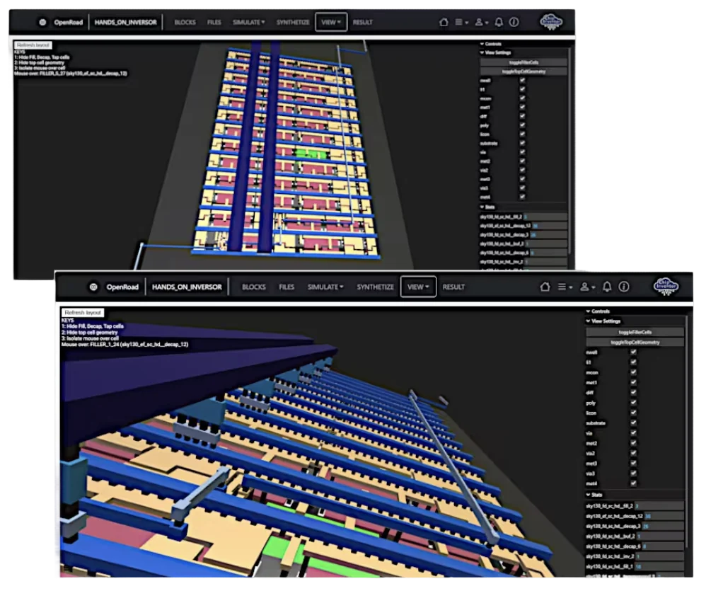 3D layout viewer